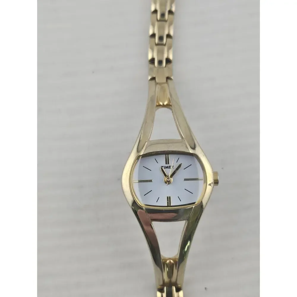 Ladies 2007 Timex Dainty Cocktail Quartz Watch Vintage Gorgeous New Battery Runs